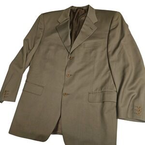 Canali Blazer Mens 42R Brown Wool Sport Coat Italy Boyds Classic 3 Button Jacket